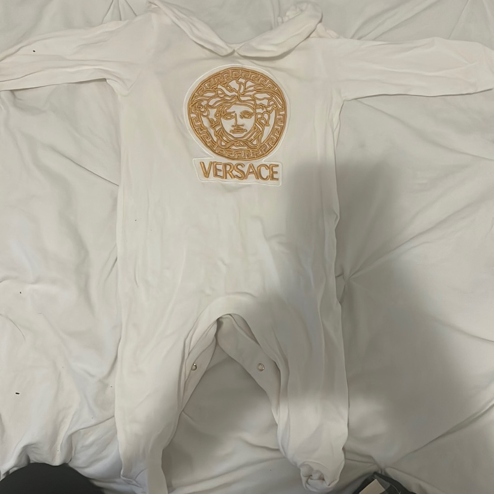 Baby 3-6 versace onesie